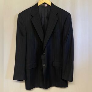 Hickey Freeman Pinstripe  2 Piece‎ Suit with Loro Piana Super 130s Wool -  40R